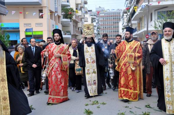 Η εικόνα του Βουλκάνου στην Αγία Αικατερίνη (βίντεο και φωτογραφίες)