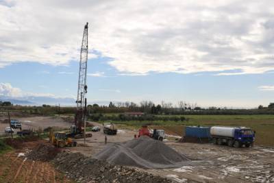 Παρά τη σημαντική καθυστέρηση από τις βροχές: Στόχος μέσα στο 2028 το Καλαμάτα - Μεθώνη