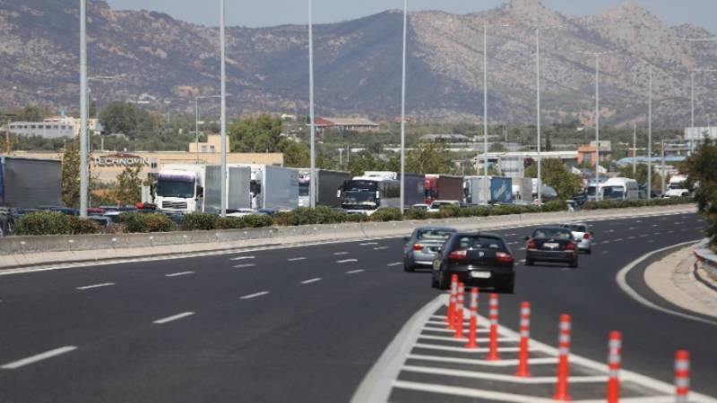 Κυκλοφοριακές ρυθμίσεις σε τμήμα της Αθηνών - Κορίνθου