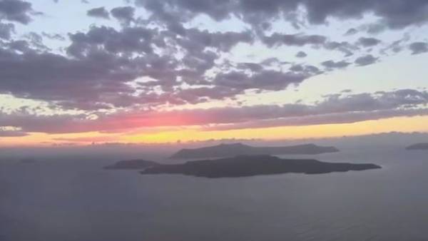 Μαγευτικό βίντεο από το ηφαίστειο της Σαντορίνης