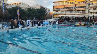 Αγιασμός των υδάτων στο Δημοτικό Κολυμβητήριο Καλαμάτας