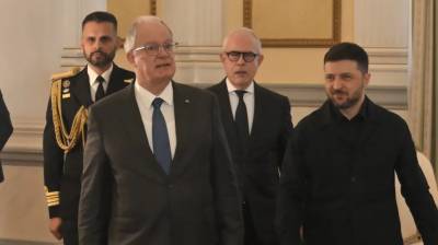 Τασούλας: Στηρίζουμε την Ουκρανία σε όλα τα επίπεδα - Ζελένσκι: Ευχαριστούμε για την στήριξη στον ενεργειακό τομέα