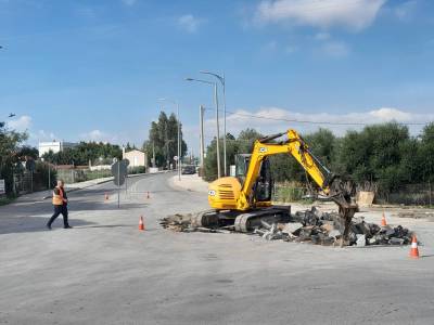 Ξεκίνησαν οι εργασίες για κυκλικό κόμβο στην Πλαστήρα