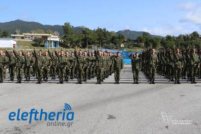 Στρατόπεδο “Παπαφλέσσα”: Πάνω από 1.000 νεοσύλλεκτοι ορκίζονται στις 25 Σεπτεμβρίου