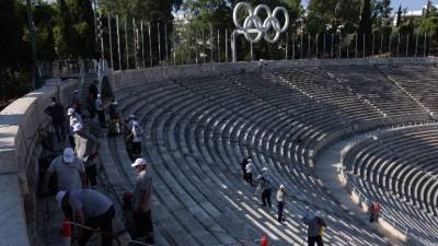 Ξεκίνησαν οι εργασίες καθαρισμού των μαρμάρων του Καλλιμάρμαρου (βίντεο)