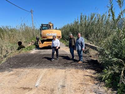 Προσωρινή αποκατάσταση δρόμου στην Ασπροπουλιά