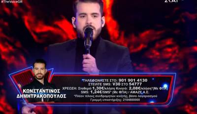&quot;The Voice&quot;: Ώρα τελικού για τον Καλαματιανό Κωνσταντίνο Δημητρακόπουλο (Βίντεο)