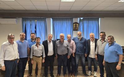 Αντιπροσωπεία της ΟΕΒΕΣ Μεσσηνίας στην Πύλο