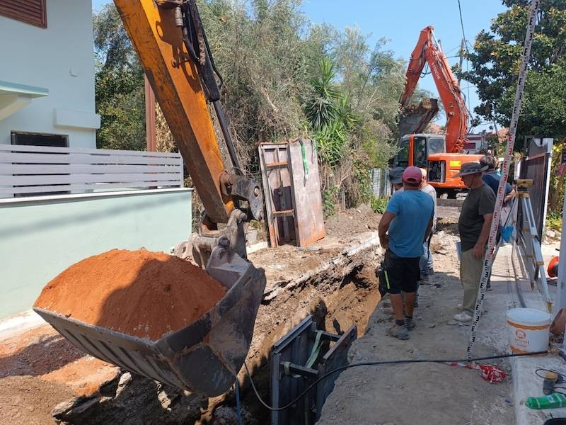 Προς ολοκλήρωση το δίκτυο αποχέτευσης στην Μικρομάνη