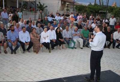 Ο Νίκος Ανδρουλάκης στο Στρέφι: “Πρεσβεύουμε μια πολιτική κοντά στα προβλήματα του πολίτη”