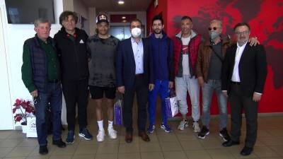 Πρωταθλητές του στίβου στον δήμαρχο Καλαμάτας (βίντεο)