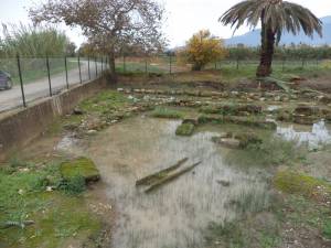 Πλημμυρισμένος ο αρχαιολογικός χώρος των Ακοβίτικων