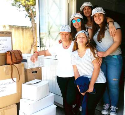 Βοήθεια για τους πρόσφυγες από το Λύκειο Πύλου