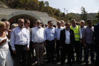 Ολυμπία Οδός: Ο Τσίπρας εγκαινίασε το Κόρινθος - Κιάτο