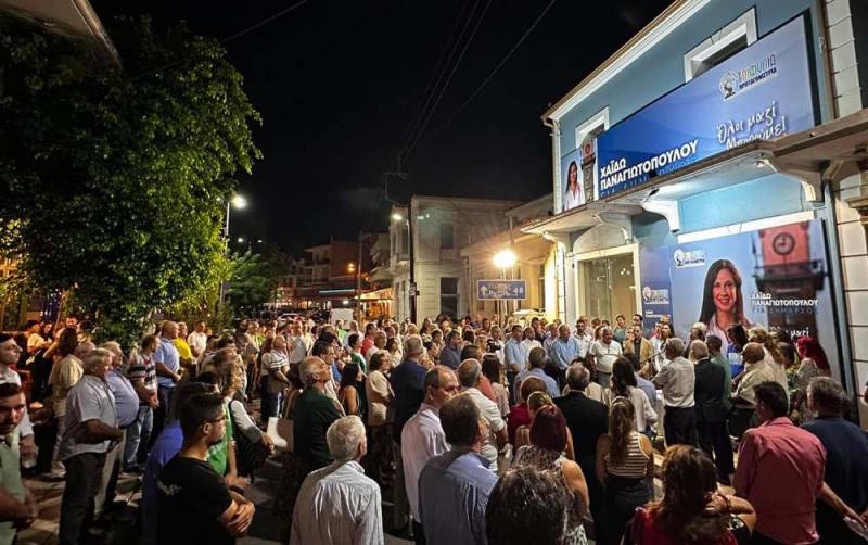 Εκλογικά κέντρα σε Φιλιατρά και Γαργαλιάνους εγκαινίασε η Παναγιωτοπούλου