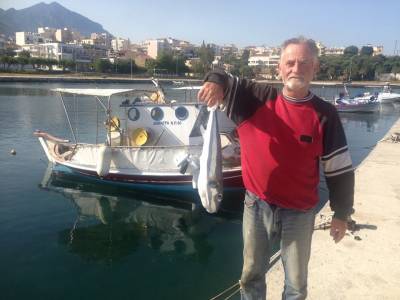 Ψαρεύτηκε επικίνδυνος λαγοκέφαλος στην Κυπαρισσία