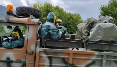 Πτώση αεροσκάφους Antonov στην Καβάλα: Drones του στρατού &quot;χτενίζουν&quot; την περιοχή για τον εντοπισμό βλημάτων (βίντεο)