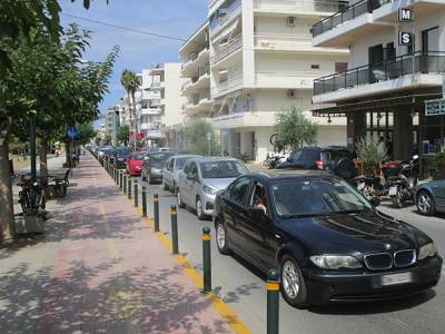 Αυξημένη κίνηση στους δρόμους της Καλαμάτας