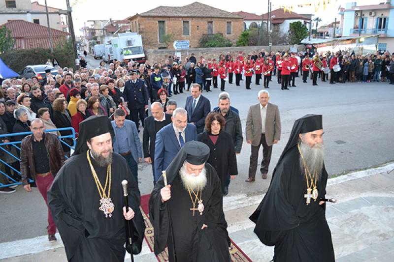 Τον πολιούχο τους Αγιο Χαράλαμπο γιορτάζουν τα Φιλιατρά