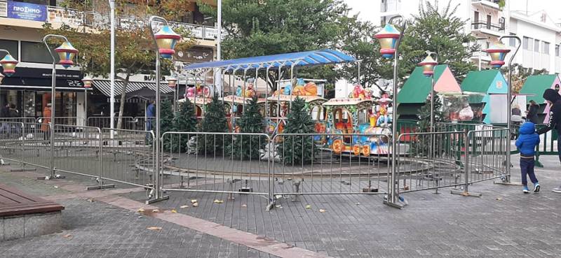 Δωρεάν χριστουγεννιάτικο τρενάκι στην κεντρική πλατεία Καλαμάτας