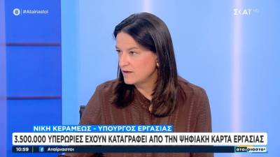 Κεραμέως: Καμία συζήτηση για αύξηση ορίων συνταξιοδότησης (Βίντεο)