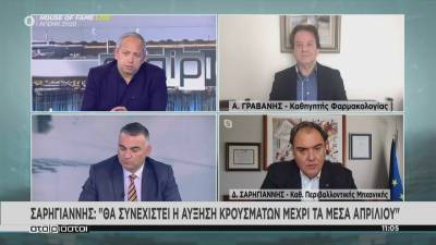 Σαρηγιάννης: Μετά το Πάσχα το άνοιγμα των σχολείων εκτός της Γ’ Λυκείου (Βίντεο)