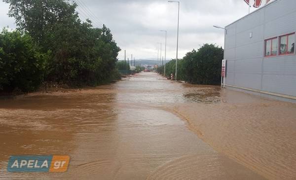 Ενας νεκρός από τις πλημμύρες στο Βλαχιώτη Λακωνίας