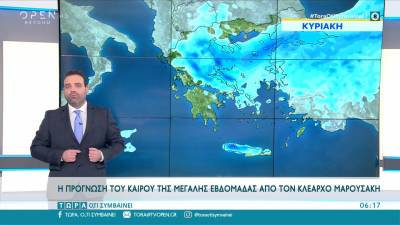 Πάσχα 2021: Η πρόγνωση του καιρού για τη Μεγάλη Εβδομάδα (Βίντεο)