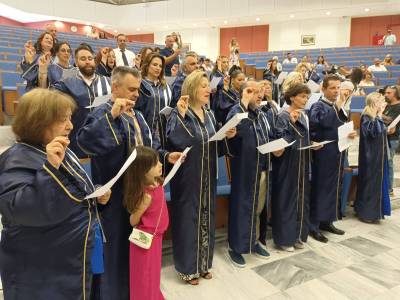 Ορκωμοσία Μεταπτυχιακών στη Δημόσια Διοίκηση και Τοπική Αυτοδιοίκηση στο Πανεπιστήμιο Πελοποννήσου