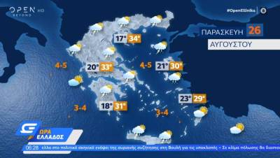 Καιρός: Βροχές και καταιγίδες και σήμερα, πότε υποχωρεί η κακοκαιρία