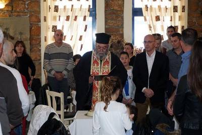 Εκοψαν πίτα οι πυροσβέστες στους Γαργαλιάνους
