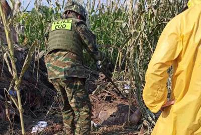 Πτώση Antonov στην Καβάλα: Συνεχίζεται ο καθαρισμός της περιοχής – Δεν υπάρχουν ανησυχητικές μετρήσεις