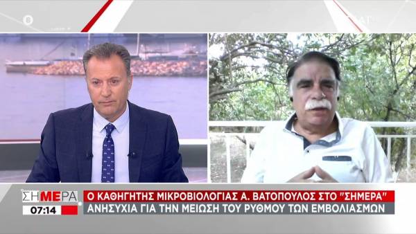 Βατόπουλος: Η μετάλλαξη Δέλτα θα κρίνει εάν θα μας εγκαταλείψει ο ιός το 2022 (βίντεο)