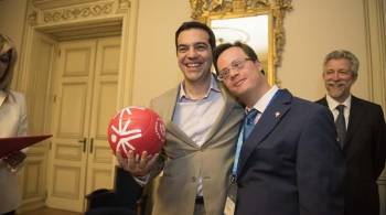Συνάντηση Αλέξη Τσίπρα με αντιπροσωπεία των Special Olympics