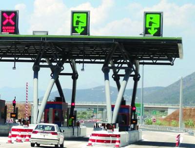 Μικρή αύξηση διοδίων στον αυτοκινητόδρομο Κόρινθος - Τρίπολη - Καλαμάτα