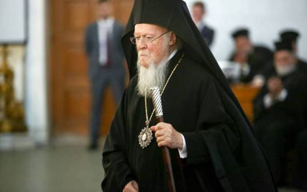 O Οικουμενικός Πατριάρχης Βαρθολομαίος στην ορκωμοσία Ερντογάν