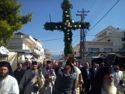 Η Yψωση του Τιμίου Σταυρού εορτάζεται στην Κυπαρισσία