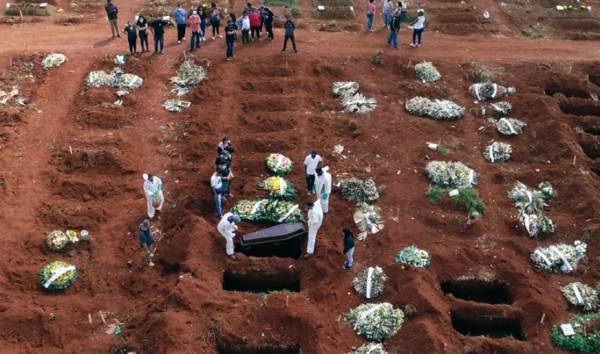 Βραζιλία: 1.211 νεκροί και 34.885 κρούσματα σε 24 ώρες