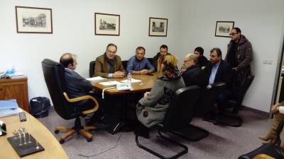 Επίσκεψη Βασίλη Κοσμόπουλου στο Νοσοκομείο Καλαμάτας