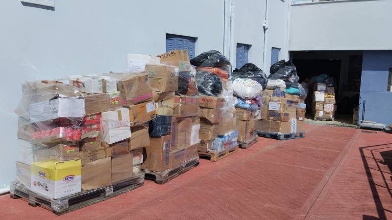1.100 κιβώτια για τους σεισμόπληκτους από τη 2η αποστολή βοήθειας της Μητρόπολης Μεσσηνίας