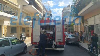 Φωτιά σε διαμέρισμα στην Καλαμάτα (βίντεο)