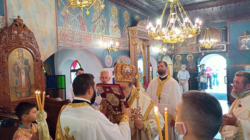 Στο παρεκκλήσι της Αγίας Βαρβάρας ο Μητροπολίτης Μεσσηνίας