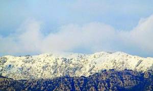 Χιόνια στα βουνά της Τριφυλίας