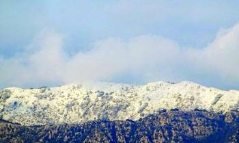 Χιόνια στα βουνά της Τριφυλίας