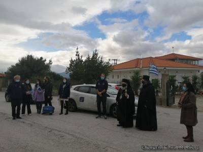 Εμβολιάστηκαν στο γηροκομείο “Αγ. Παντελεήμων” της Μητρόπολης Μάνης