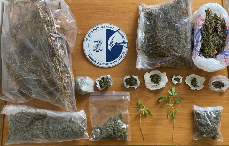 Μεσσηνία: Συλλήψεις για ναρκωτικά σε Ανδριανή, Κορώνη και Ζευγολατιό