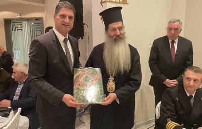 Στον εορτασμό του Οσίου Βυσσασίωνος στη Λαμία ο δήμαρχος Μεσσήνης