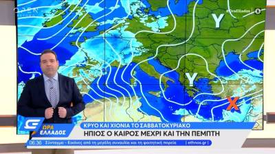 Ήπιος ο καιρός μέχρι την Πέμπτη (βίντεο)