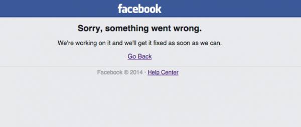 Προβλήματα σήμερα στη λειτουργία του Facebook
