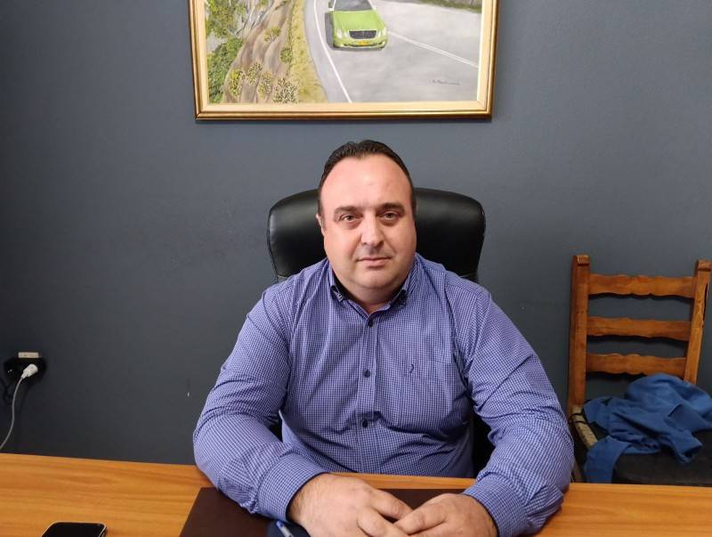 Ο πρόεδρος του Συνδέσμου Ιδιοκτητών Ταξί Καλαμάτας Παναγιώτης Παπαδόπουλος